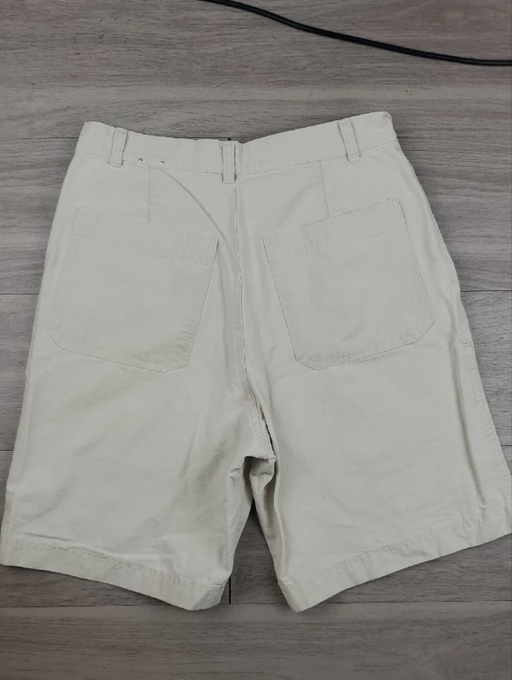 J.Crew Oarsman Shorts Mens 30 Cream 100% Cotton Chino Preppy